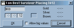 entry edit for survivor